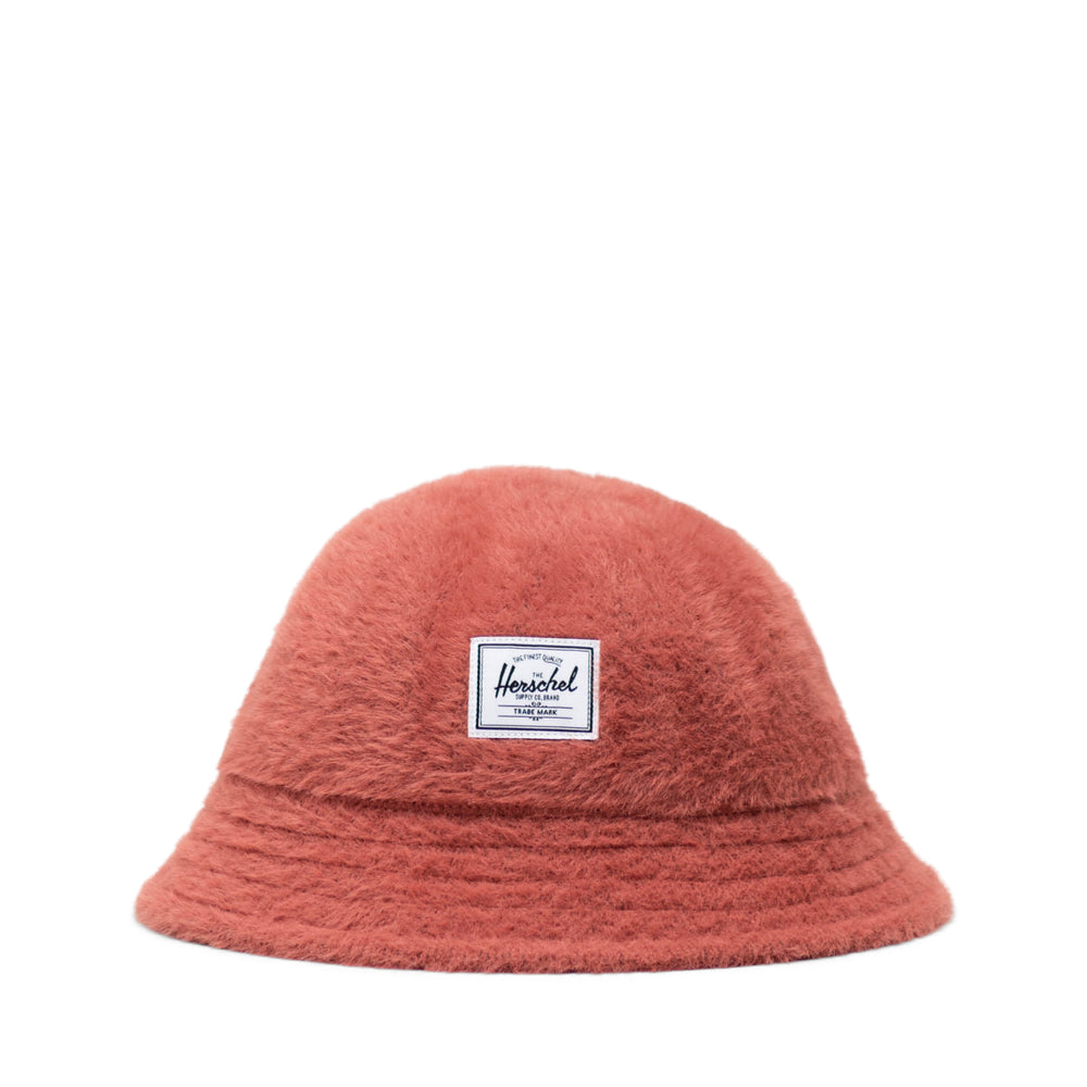 HENDERSON BUCKET HAT FOUX MOHAIR - MINERAL RED