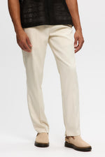TAILORED LINEN PANT - WHITE