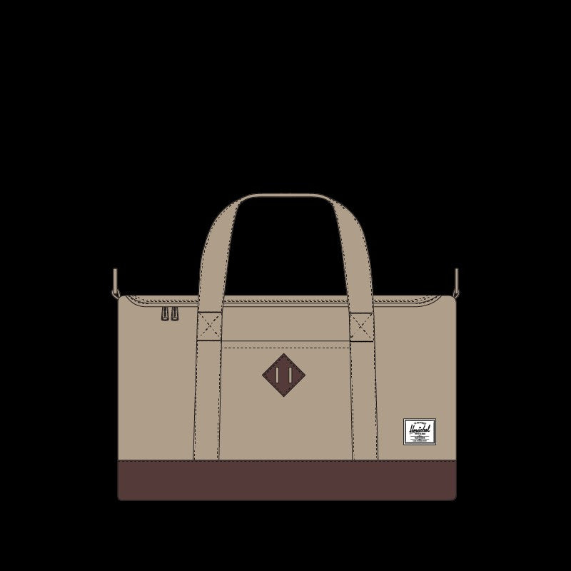 HERITAGE DUFFLE BAG LIGHT TAUPE-CHICORY COFFEE – BUNGALOW