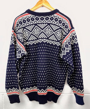
                  
                    Vintage Dale of Norway Norwegian Fair Isle Wool Sweater Pullover
                  
                