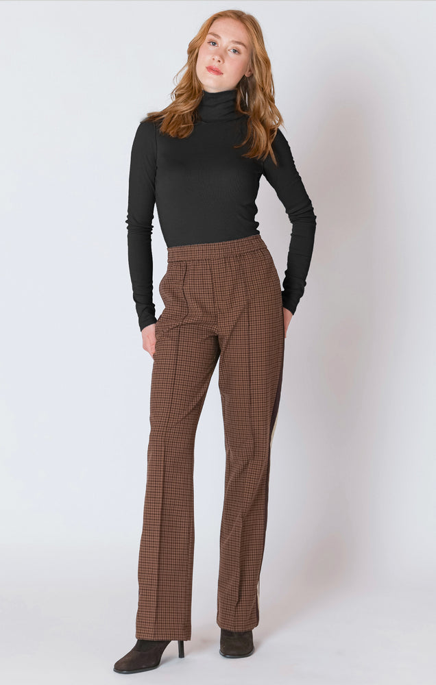 EXPOSED SEAM TURTLE NECK BLACK - Dex - Women