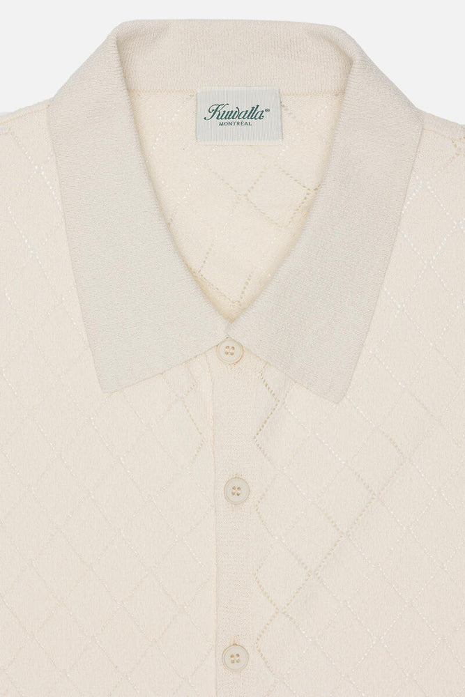 
                  
                    KNITTED POLO - CREAM
                  
                