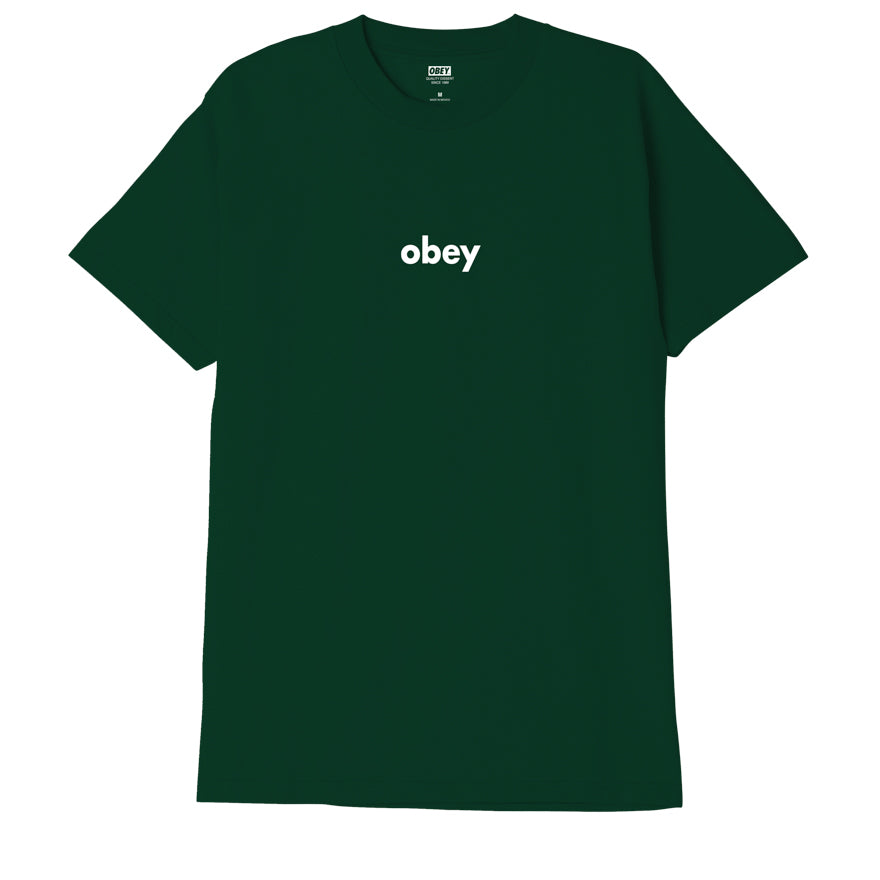 LOWER CASE 2 TEE  - FOREST GREEN