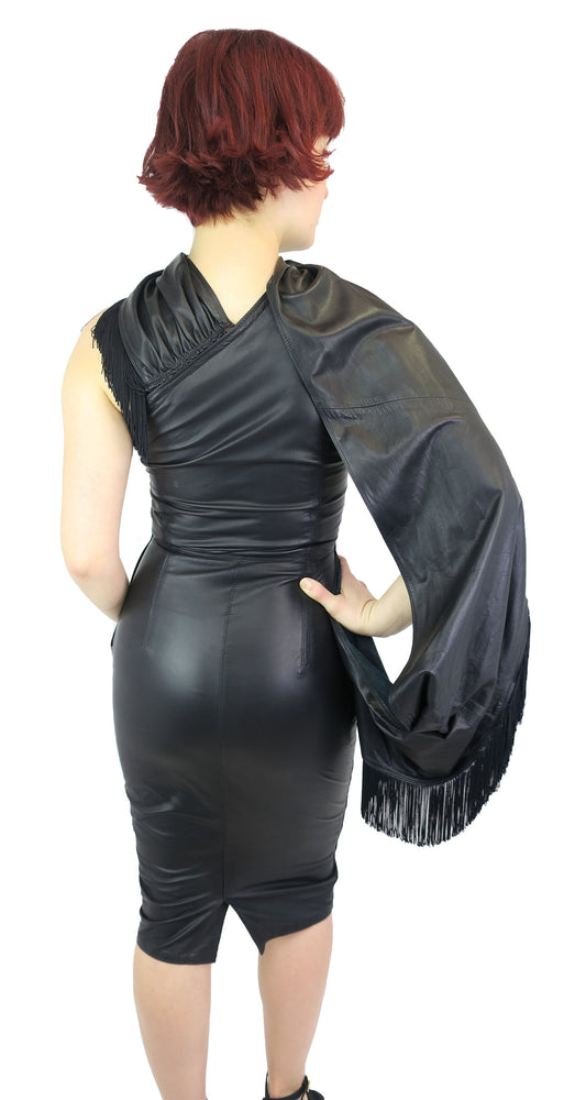 Vintage Gianni Versace Leather Designer Dress BUNGALOW Vintage Gianni Versace Leather Designer Dress BUNGALOW