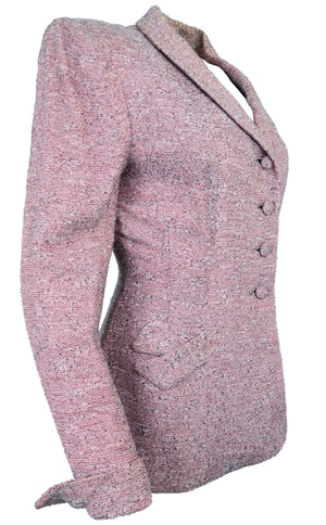 
                  
                    1940's Vintage Pink Flecked Blazer
                  
                