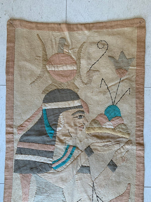 
                  
                    Vintage Art Deco King Tut Egyptian Tapestry Wall Hanging
                  
                