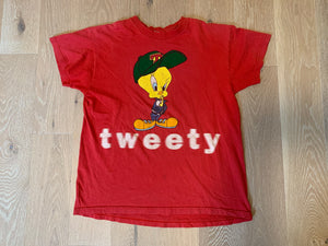 
                  
                    1990's Tweety Bird Cartoon Looney Tunes Print Vintage Throwback T-Shirt
                  
                