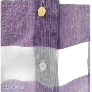 
                  
                    Vintage Purple Plaid Cotton 1950’s 2 Piece Set Blouse and Skirt
                  
                