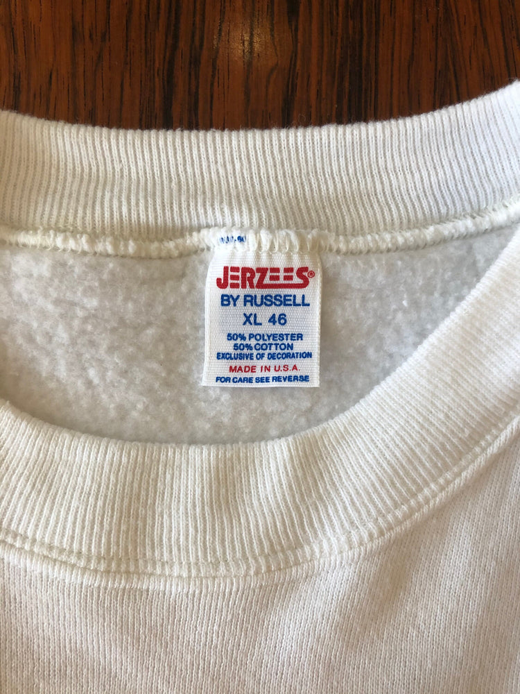 
                  
                    Jerzees by Russell Athletics Vintage Pullover Sweatshirt New York Big Apple in Fluorescent XL
                  
                