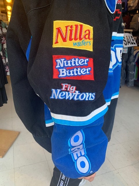 
                  
                    RARE 90s Oreo Chase Nascar Racing  Jacket Awesome Loads of Sponsors Logos
                  
                