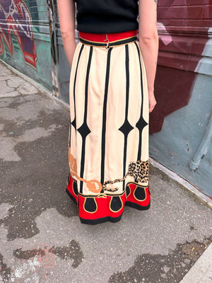 
                  
                    RARE! Vintage 1970’s Malcolm Starr by Youssef Rizkallah Circus Collection Skirt
                  
                