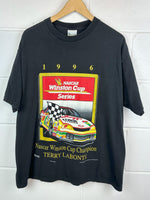 Vintage 1996 Nascar Kelloggs Terry Labonte Winston Cup Single Stitch T-shirt