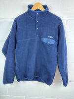Vintage Patagonia Synchilla Made in USA Pullover Snap T Fleece